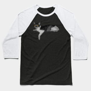 cat with strange eyes Baseball T-Shirt